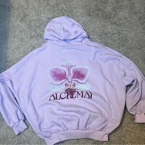 Alchemai Blooming Orchid Lilac Hoodie